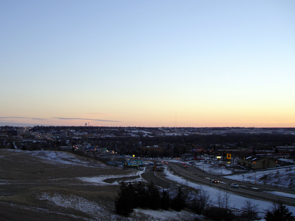 Minot, ND: View of Minot from North Hill