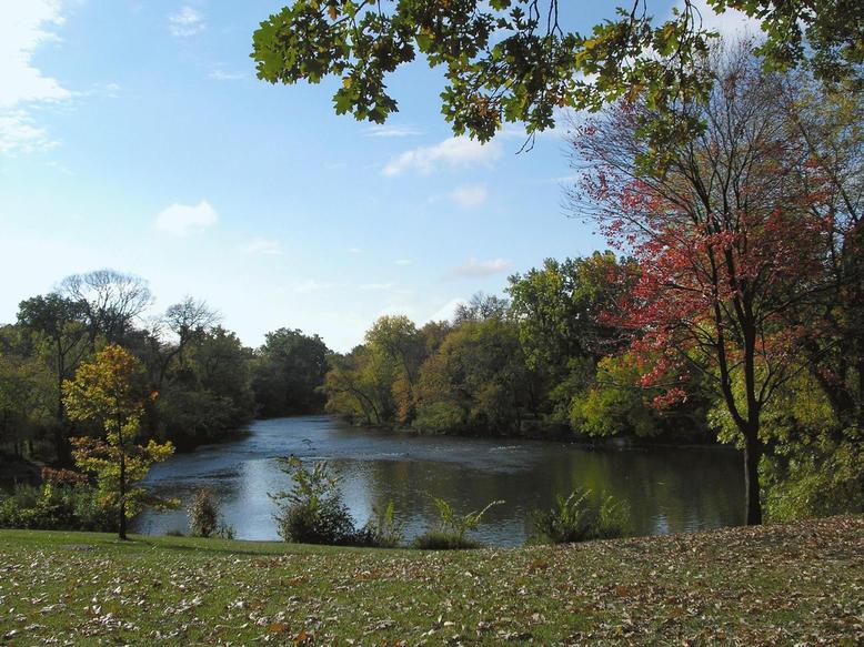 Riverside, IL: Autumn on Des Plaines River