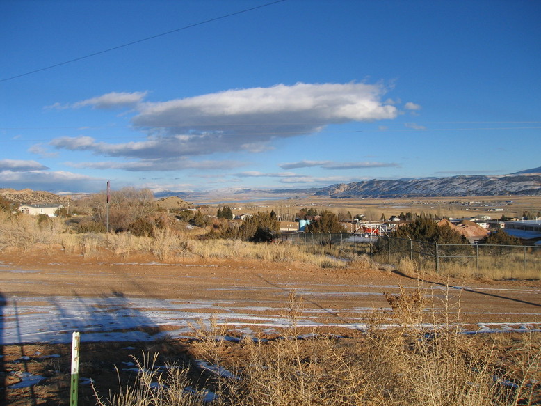 Manila, UT: Looking down on part of the town