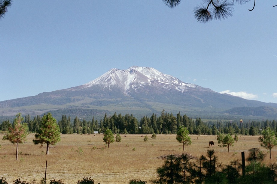 Weed, CA: Mt. Shasta from Weed, CA
