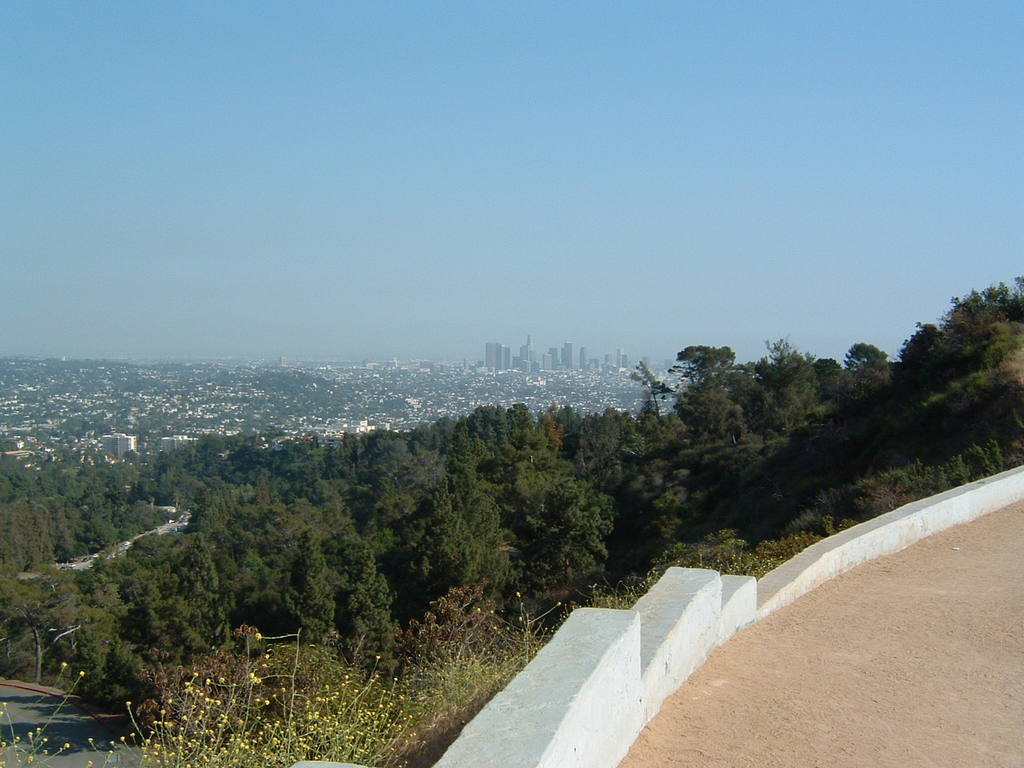 Los Angeles, CA: Downtown Los Angeles seen from Griffith Park