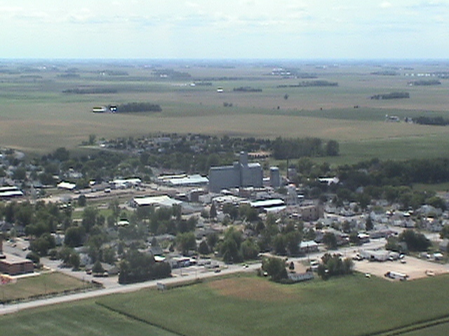 Gibbon, MN: Gibbon, MN picture from above.