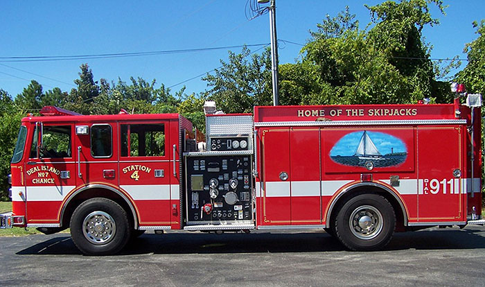 Deal Island, MD: Deal Island Fire Truck