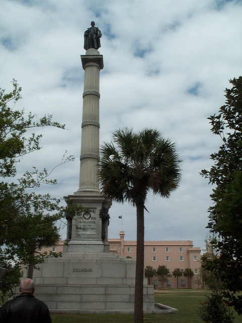 Charleston, SC: Memorial to U.S. Senator John C. Calhoun; Charleston, SC