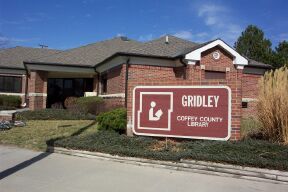 Gridley, KS: Gridley, Coffey County Branch Library in Gridley, Ks.