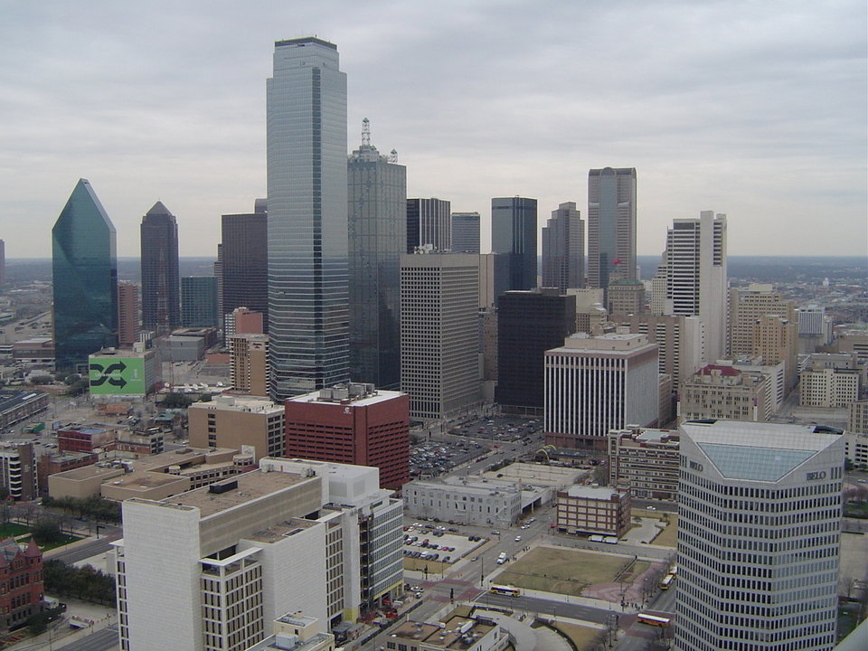 Dallas, TX: Looking into Downtown Dallas