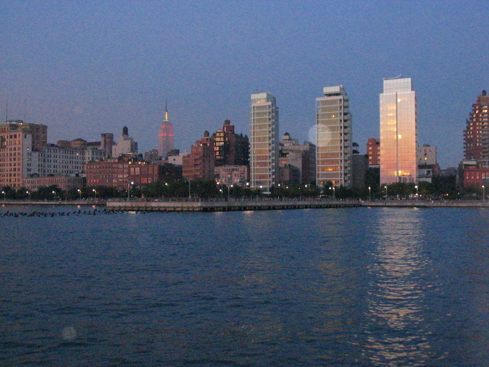 New York, NY: Greenwich Village & the Empire State at sunset