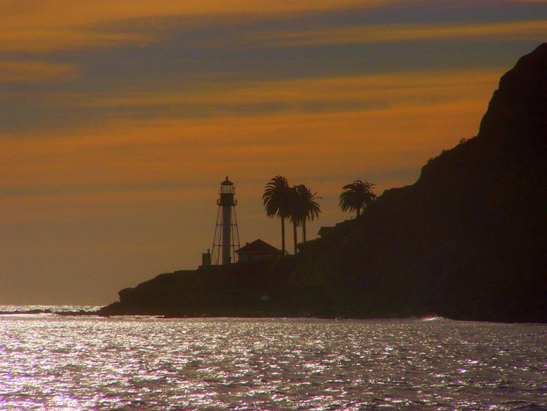 San Diego, CA: Point Loma at sun set