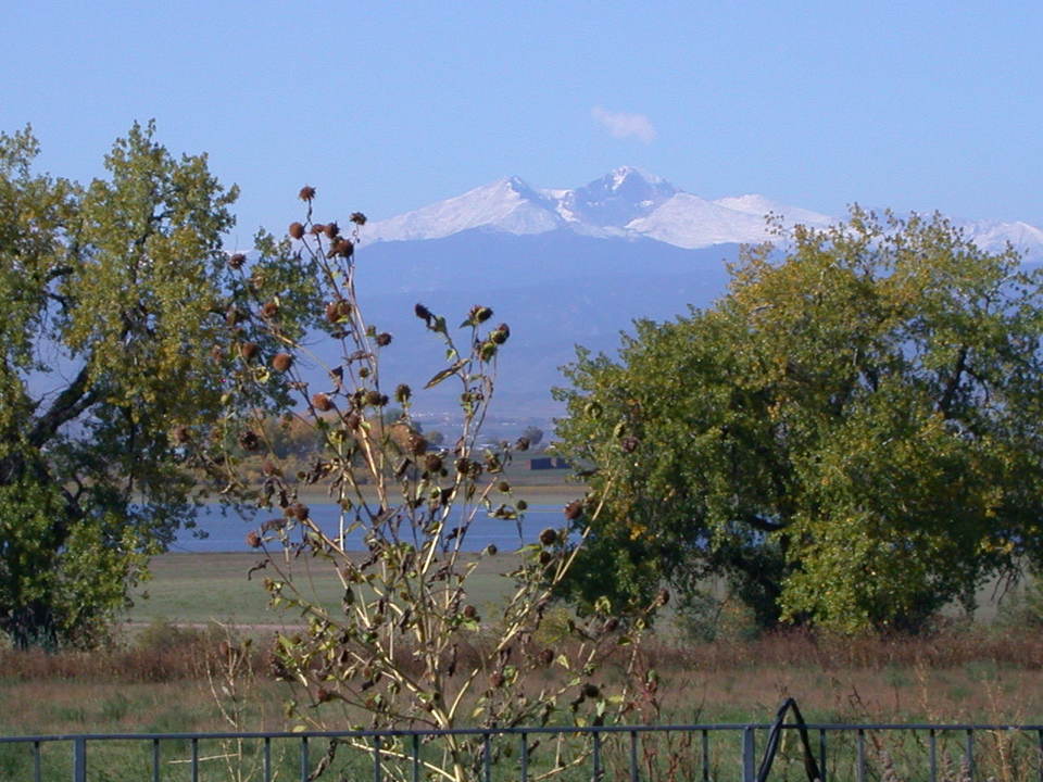 Windsor, CO: Longs Peak from Windsor,Co. Sept. 2005