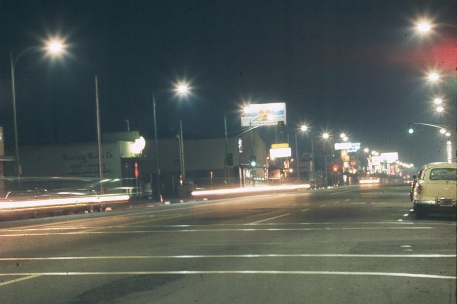 Temple City, CA: Las Tunas at Alessandro looking NE circa 1967