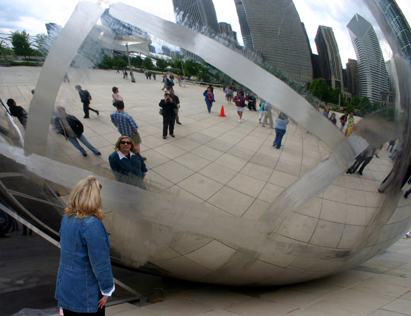 Chicago, IL: chicago in the steel bean