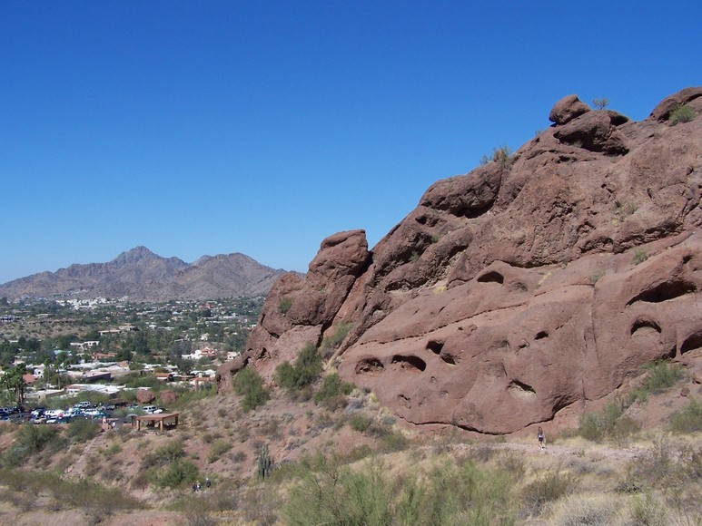 Phoenix, AZ: Rock Formations from Camelback Mountain