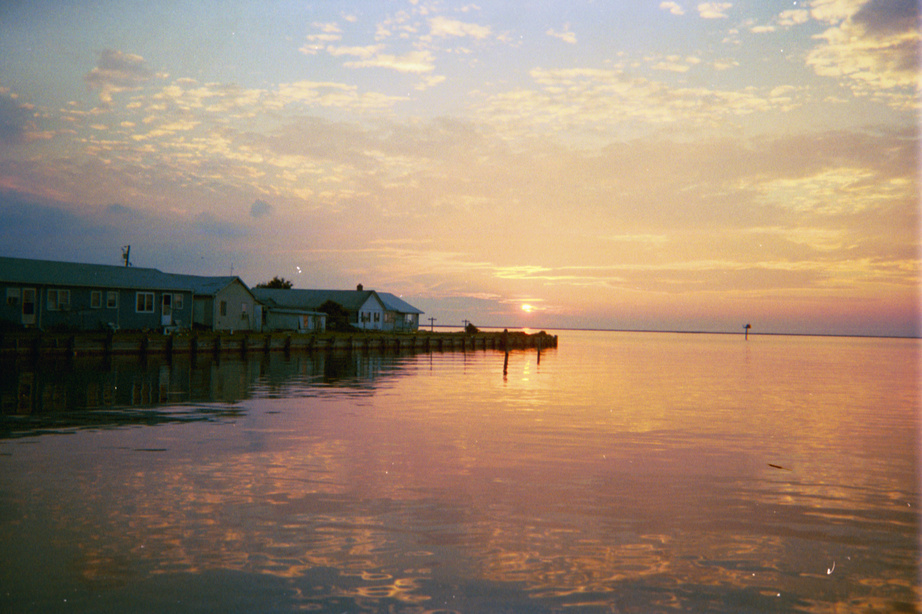Crisfield, MD: crisfield, md looking off my dock toward janes island sunset