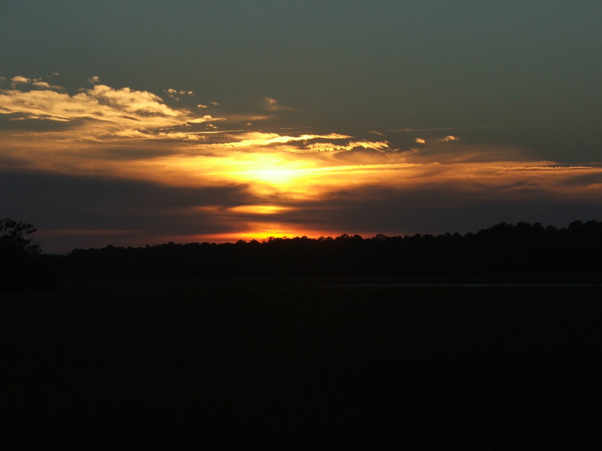 Savannah, GA: Sunset at Skidaway State Park