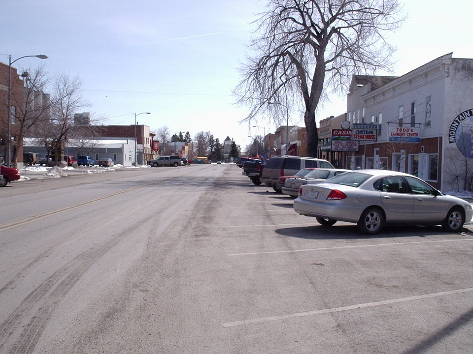 Choteau, MT Main Street photo, picture, image (Montana) at