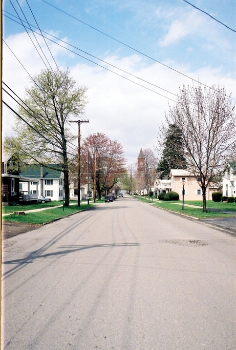 Watkins Glen, NY: Most of North Decatur St in Watkins, taken Spring 2005