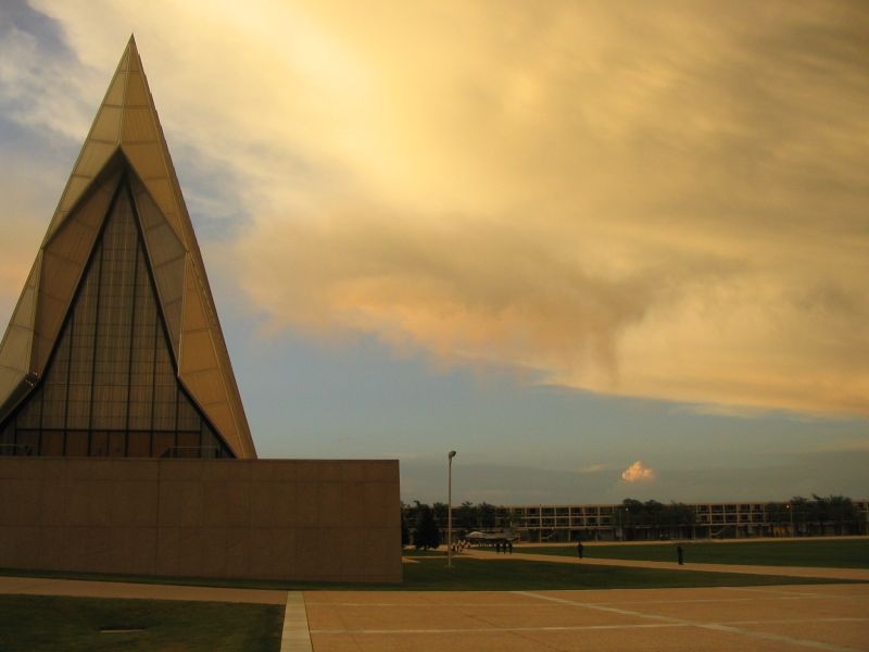 Colorado Springs, CO: Crazy Clouds over Air Force Academy 1