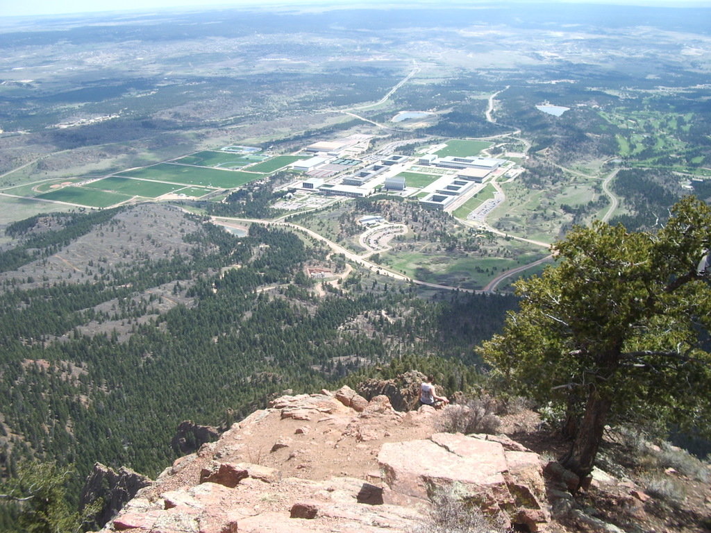 Colorado Springs, CO: Over looking the Air Force Academy and Highway 70