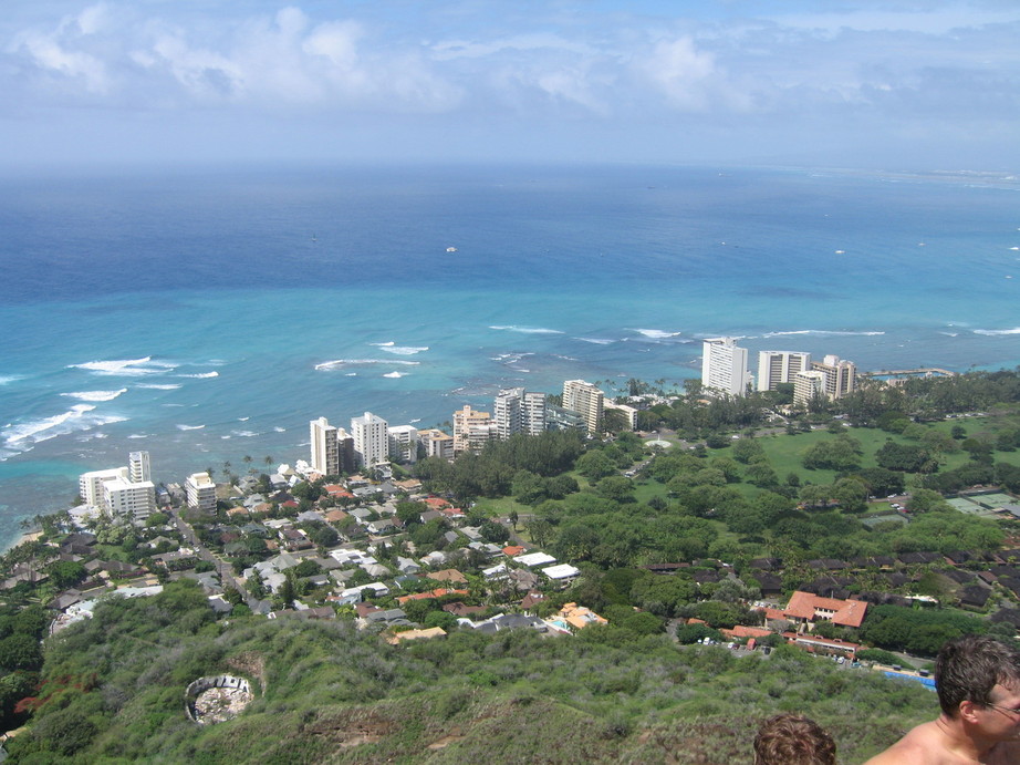 Honolulu, Hi : View From On Top Diamond Head Crater Photo, Picture 