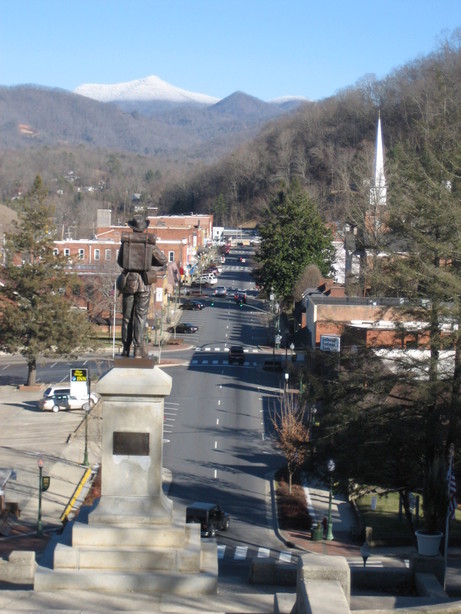 Sylva, NC: Sylva after the March snowfall