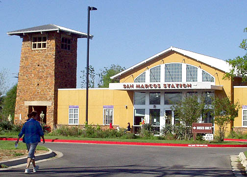 San Marcos, TX: San Marcos Station - Amtrac and Greyhound