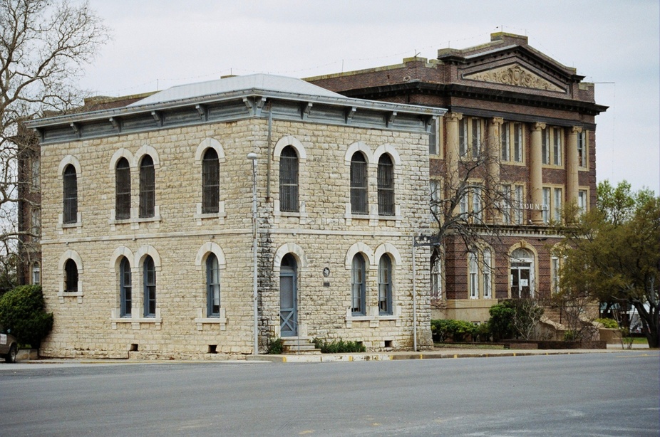 Goldthwaite, TX Old jail and County Courthouse photo, picture, image