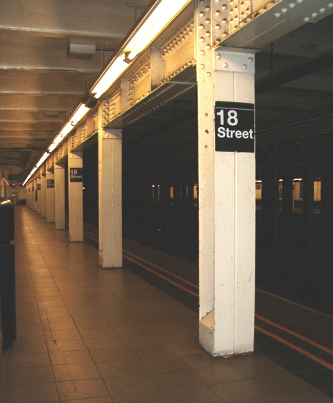 New York, NY: 18th Street Subway Platform