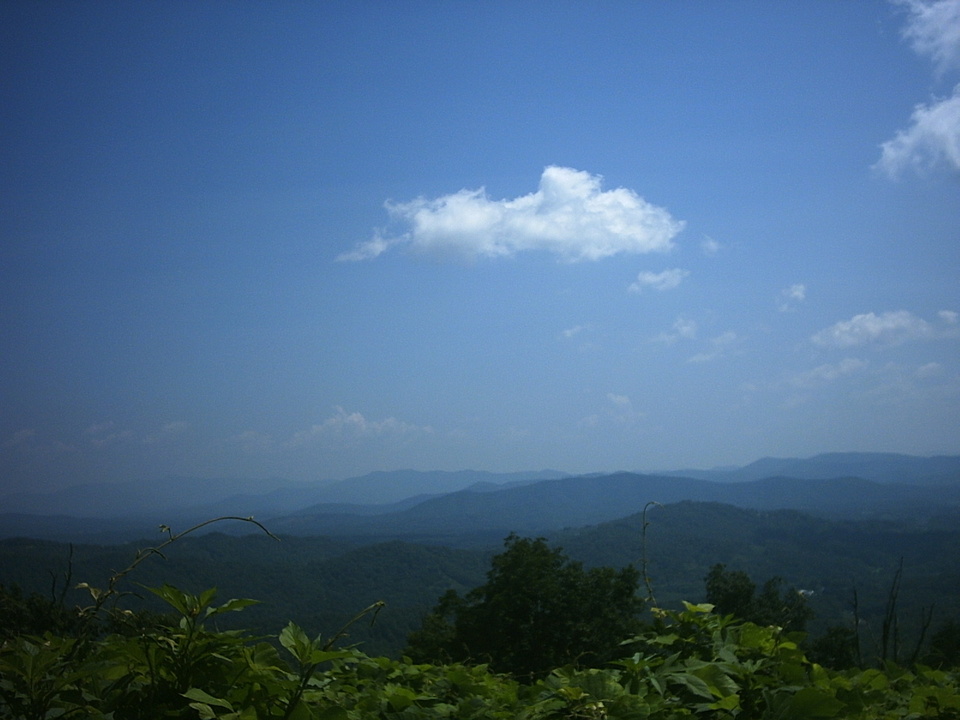 Murphy, NC: Summer View from Fane Mountain