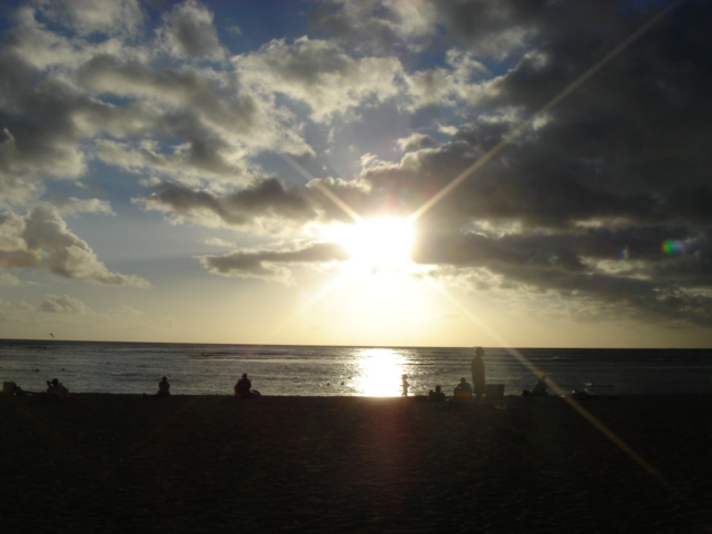 Honolulu, HI: the beach