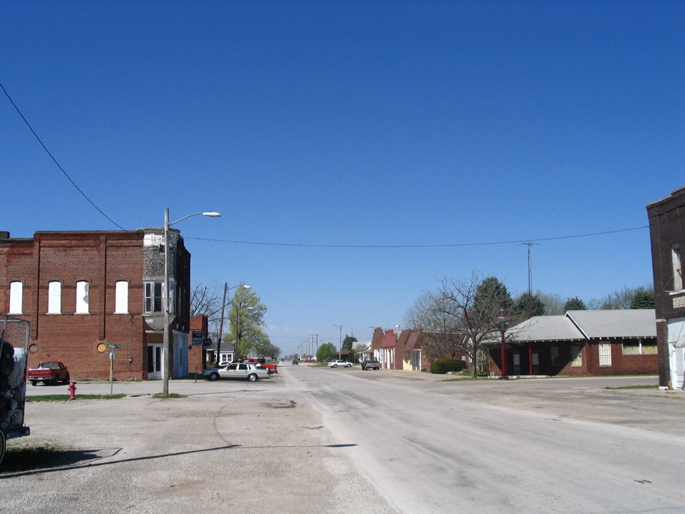 Brocton, IL: view of business district