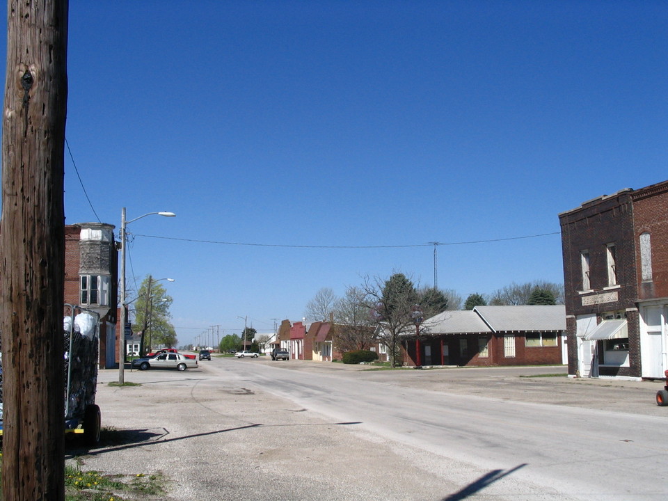 Brocton, IL view of business district photo, picture, image (Illinois