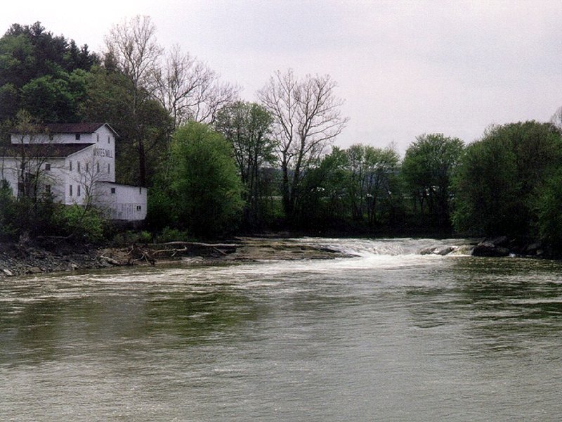 Athens, OH: White's Mill along the Hocking River