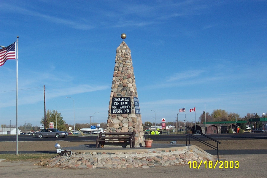 Rugby, ND Rugby Geographical Center of North America photo, picture