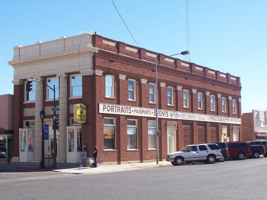 Safford, AZ: Historical building downtown Safford