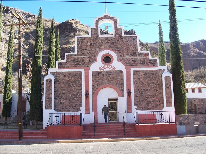 Clifton, AZ: Catholic Church located in the Historical Main Street