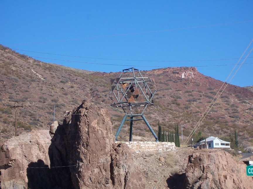 Clifton, AZ: Sculpture downtown Clifton