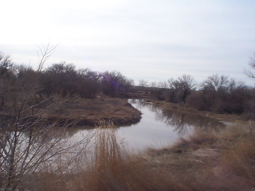 Mott, ND: A River winds with it.....