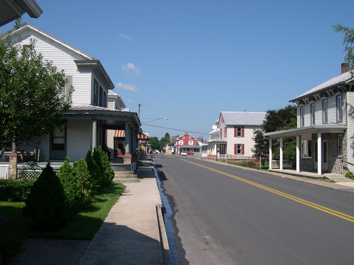 Richfield, PA: View of Richfield PA Main Street