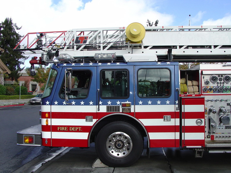 Napa, CA: City of Napa Fire Truck