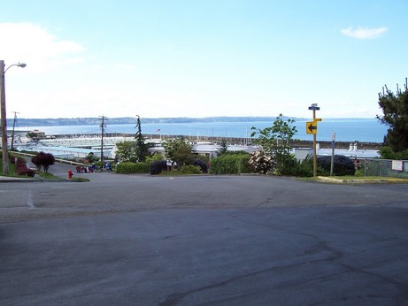 Des Moines, WA: View of the Puget Sound from Des Moines, WA