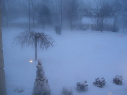 Cranbury, NJ: After the snow storm on January 22, 2005