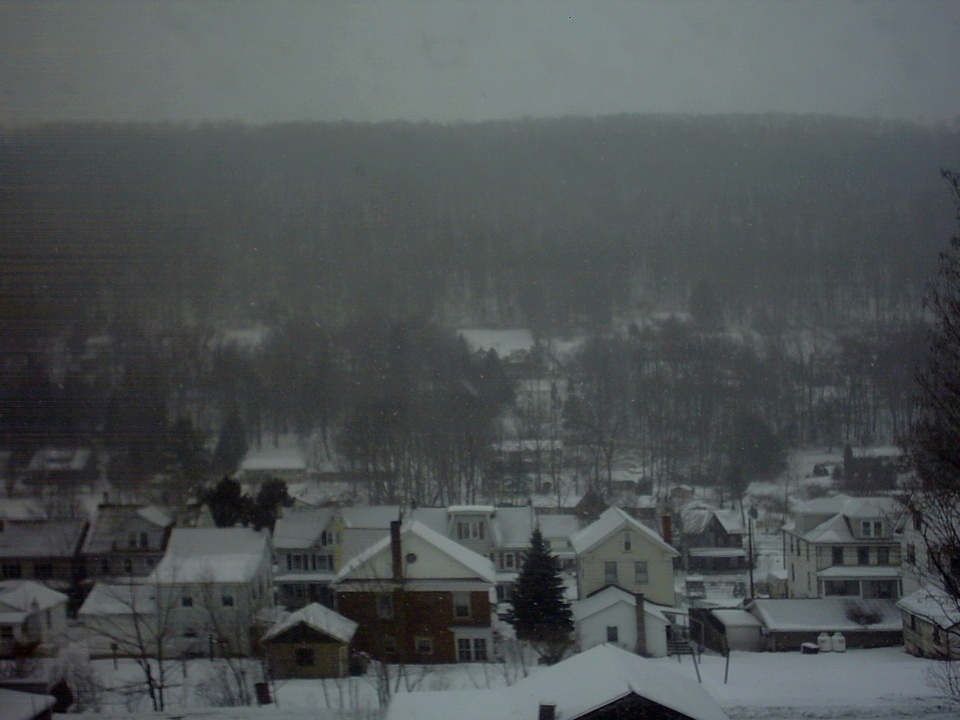 Trevorton, PA: Winter Storm out my back window in 2006