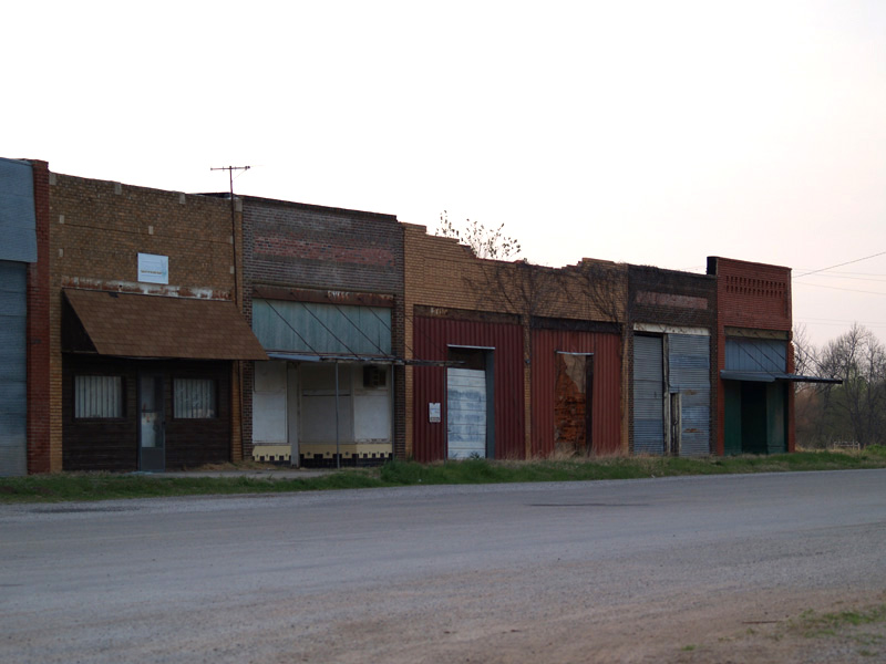 Byars, OK: Old Downtown Byars Oklahoma, Business District