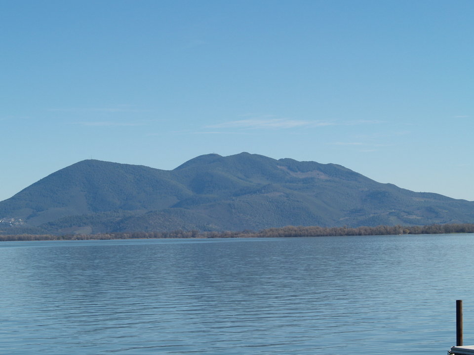Lakeport, CA: From the shores of Lakeport looking at Mt. Konocti