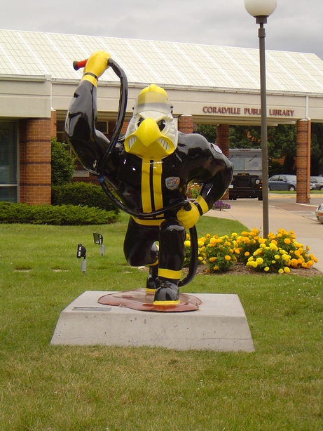Coralville, IA: Herky on Parade