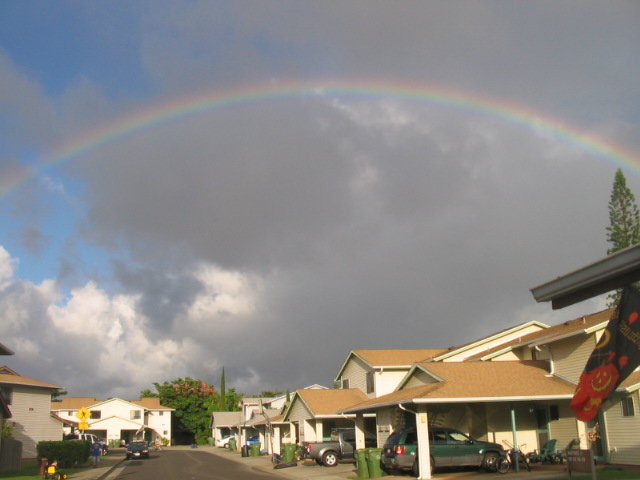 Schofield Barracks, HI: Somewhere over the rainbow