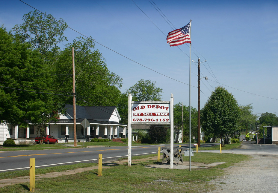 Whitesburg, GA Looking North on GA Route 27, Whitesburg,