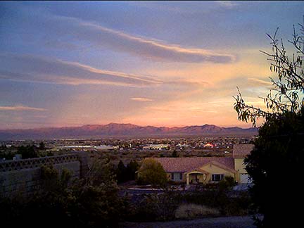 Kingman, AZ: north kingman sunset