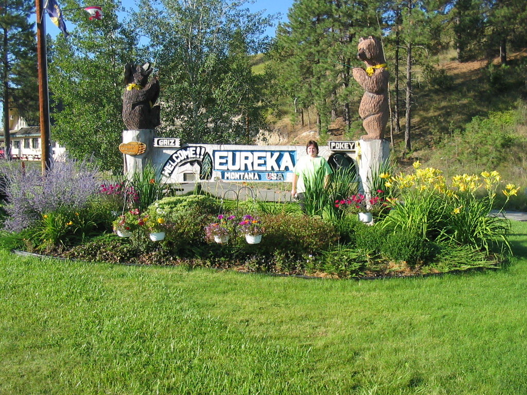 Eureka, MT: Eureka's welcome Eureka Montanna