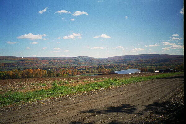 Nunda NY The Village Is In The Center Of The Pic Down In The Valley 